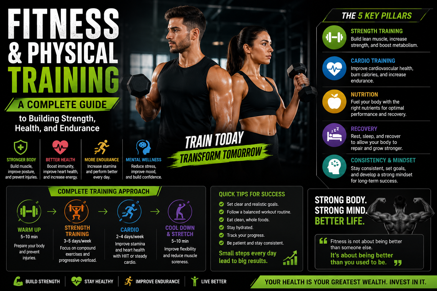 Fitness guide for strength and wellness