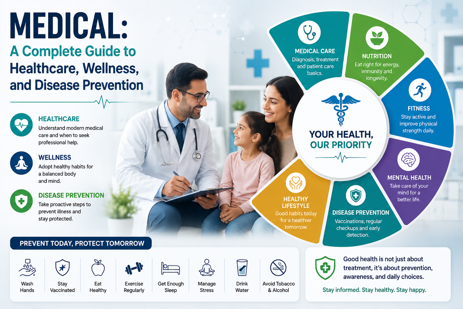 Medical: A Complete Guide to Healthcare, Wellness, and Disease Prevention Healthcare, wellness, and prevention guide